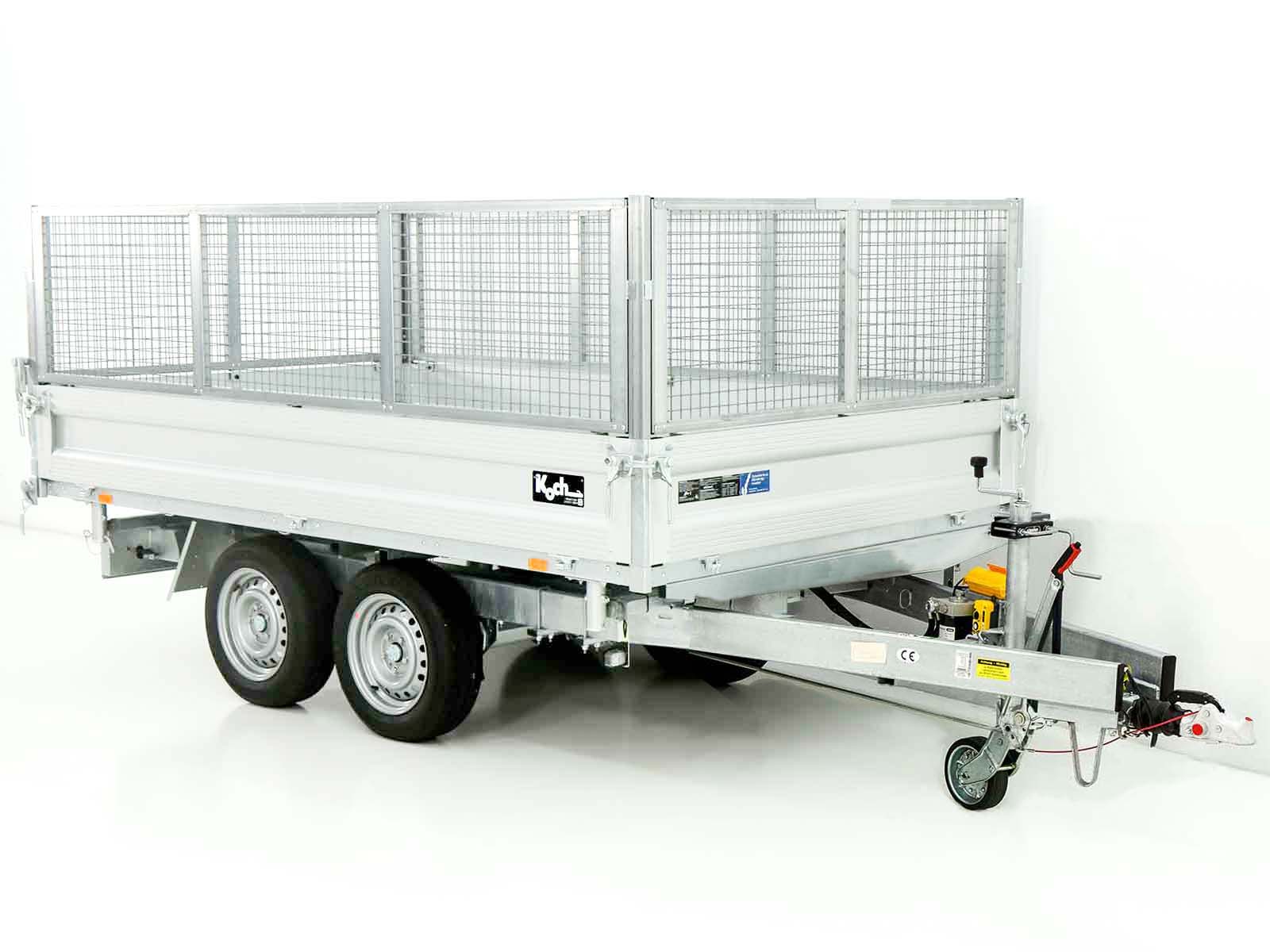Unsinn Dreiseitenkipper UDK 175×306 3,0t | E-Pumpe | Gitter-Neu
