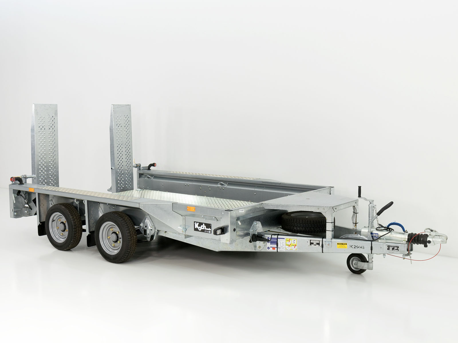 Ifor Williams Baumaschinenanhänger GX105 HD 157×303 3,5t | Einzelrampen | Aluboden-Neu